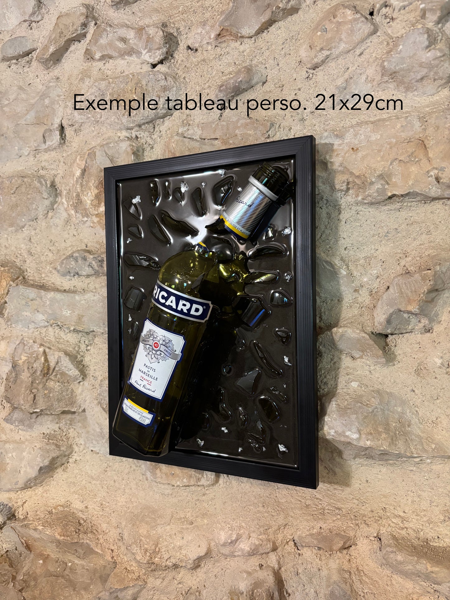 Votre bouteille en tableau