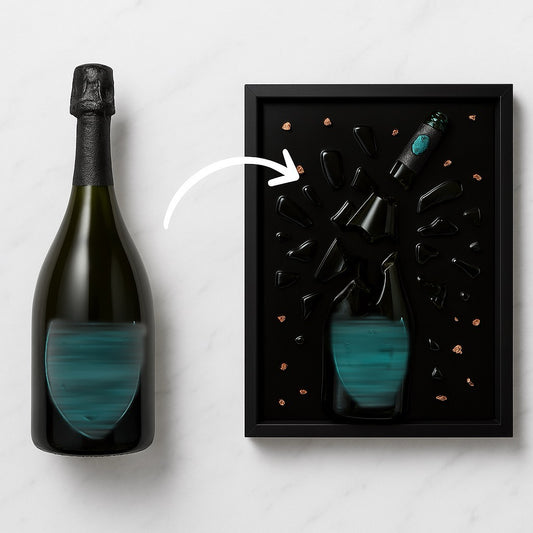 Votre bouteille en tableau