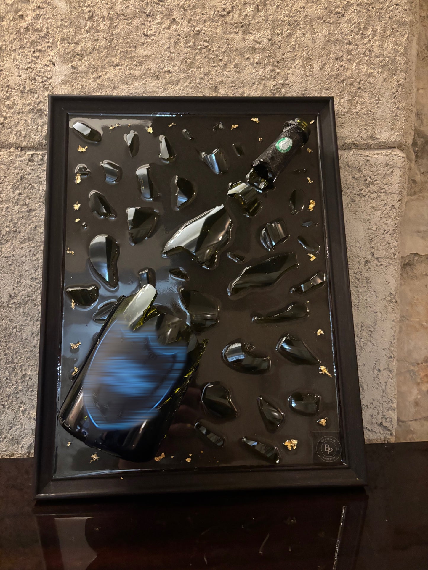 Tableau Champagne - Green Luminous (Etiquette Lumineuse)