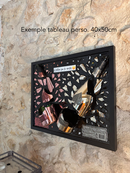 Votre bouteille en tableau