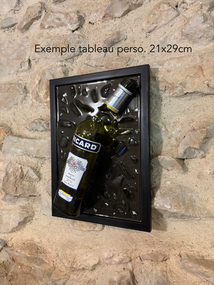 Votre bouteille en tableau
